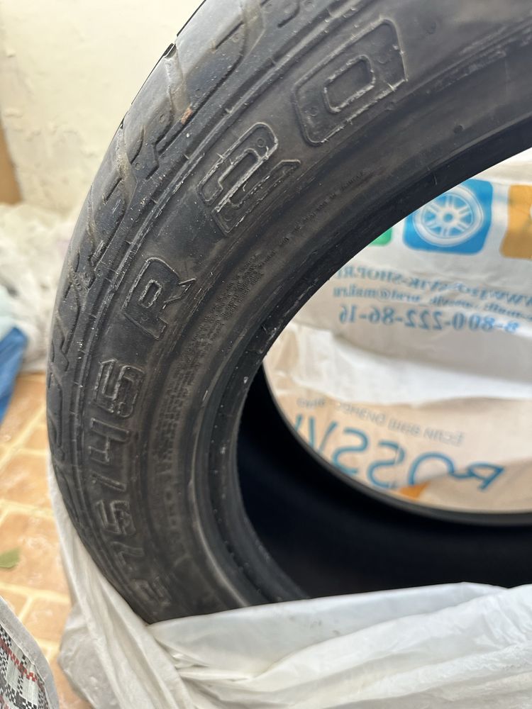 Продам 2 шины Continental 275/45 R20