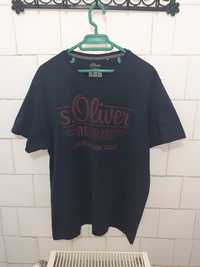 Tricou marca S. Oliver mărime L culoare albastru închis