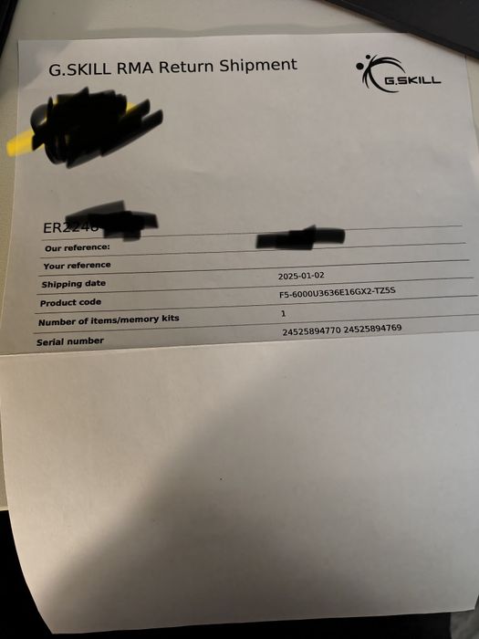 Рам DDR5 G.Skill Trident Z5 32GB (2x16GB) DDR5 6000Mhz F5-6000U3636E16