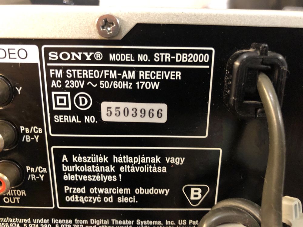 Sony STR-DB2000qs