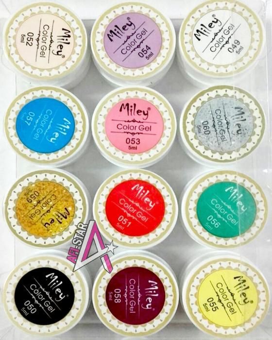 KIT unghii false-gel CCN, geluri colorate,accesorii + mini GHID