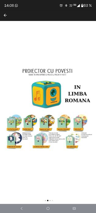 Proiector cu povesti