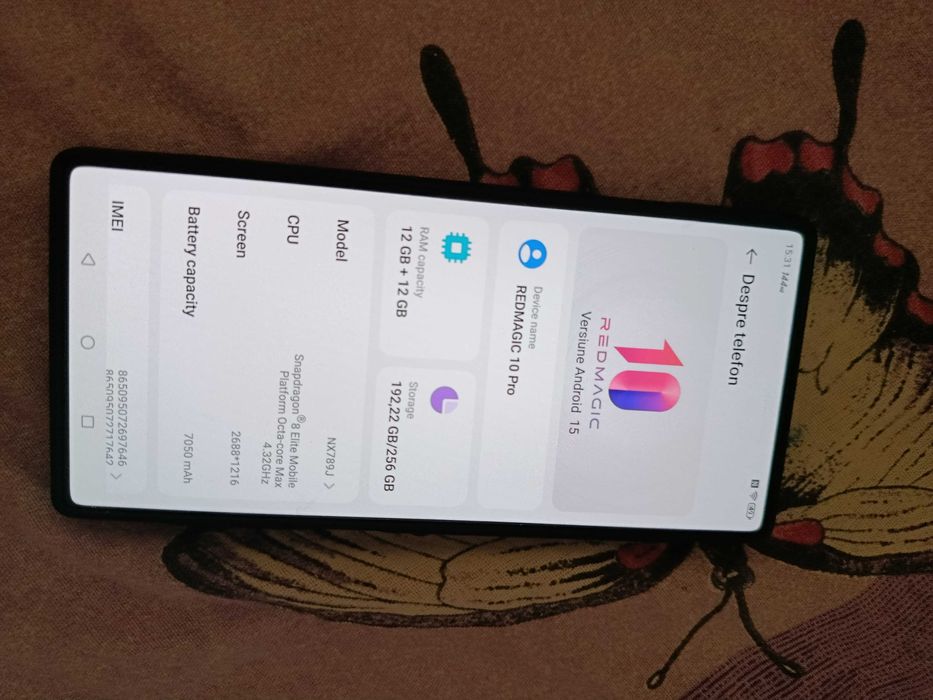 Schimb telefon gaming Redmagic 10 Pro 256gb