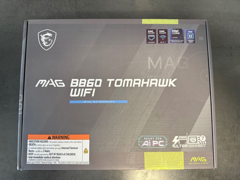 MSI MAG B860 Tomahawk wifi intel LGA 1851 Sigilata