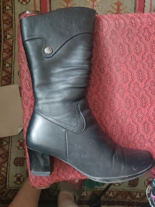 Сапоги женские теплые с натуральным мехом