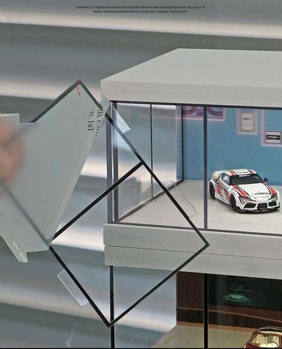 Гараж для Hot Wheels 1/64 models cars diorama шоу рум парк модель