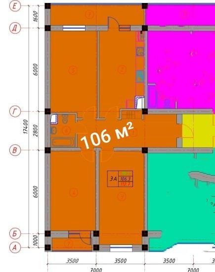 Продам 3/2/5 106м² Новостройка ЖК Дустлик . Парк Янги Узбекистан