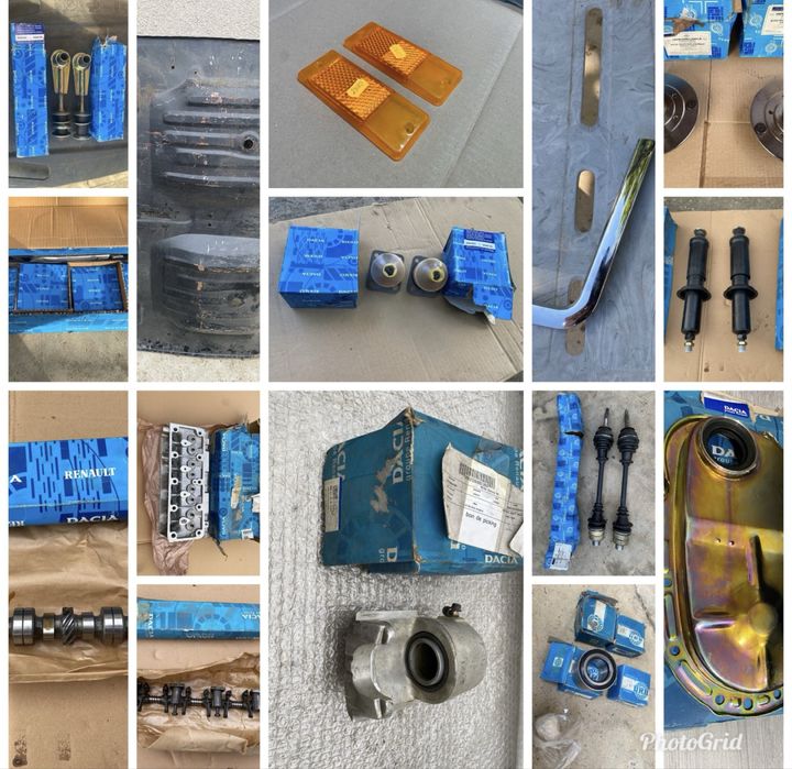 Piese noi mecanica electrica caroserie frane dacia 1300 1310 papuc cn