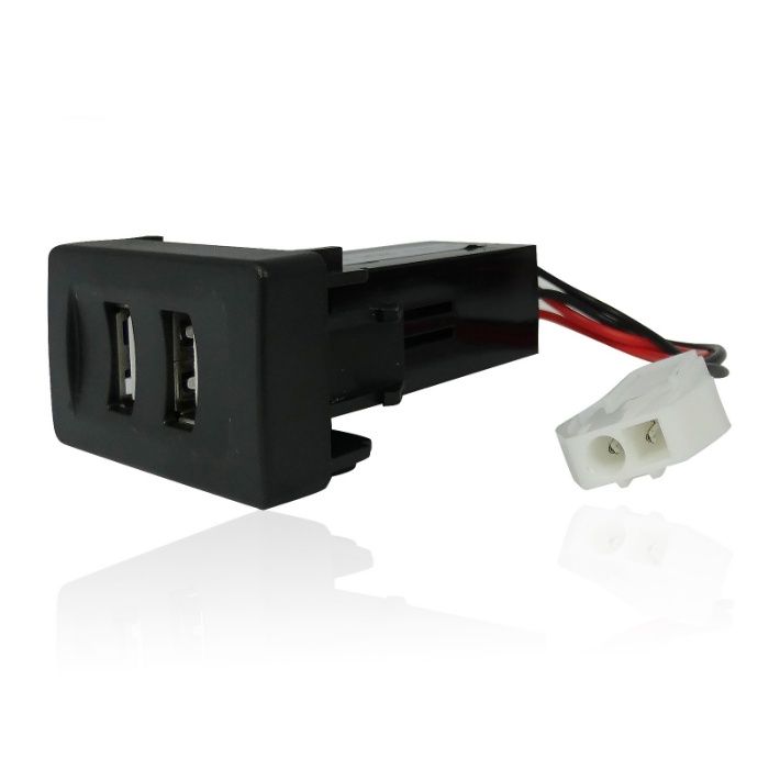 Двойно USB Зарядно Vw Transporter Транспортер Т4 4.2A, T5 t5, Каравел