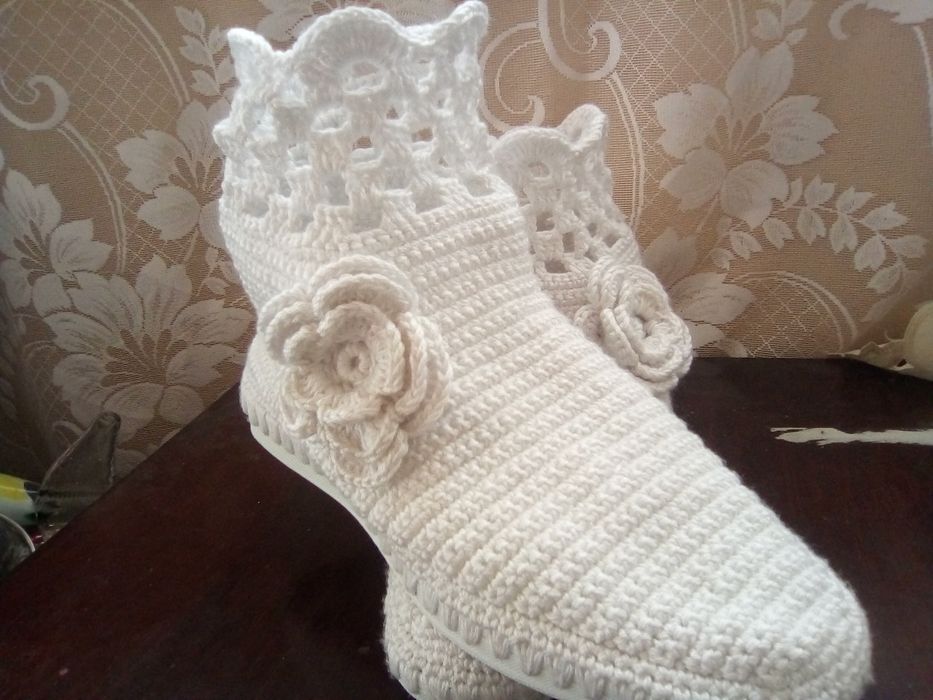 Vand cizme de vara crosetate manual 8