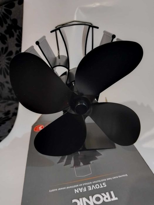 Вентилатор за камина или печка. Без допълнително захранване.