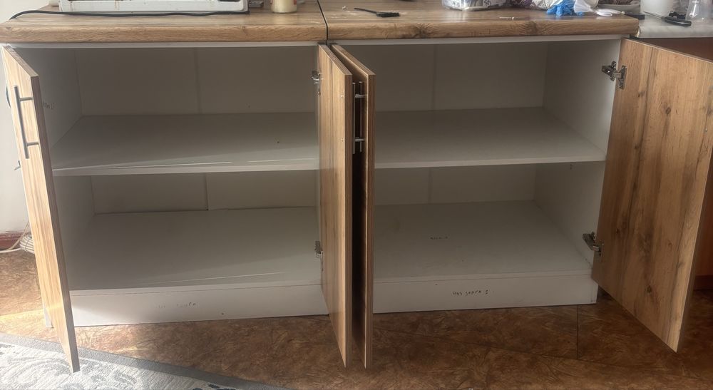 2 кухонных шкафчика