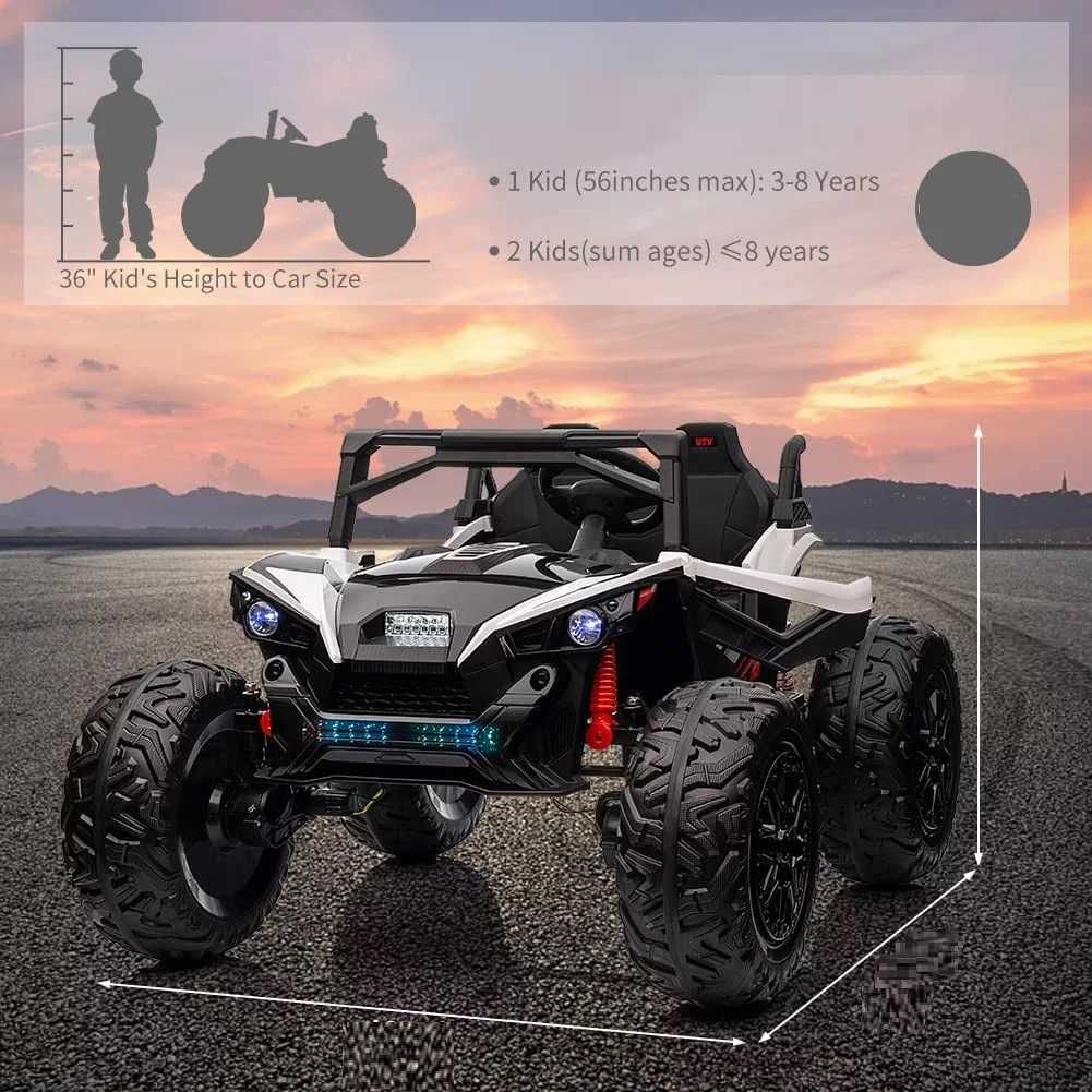 Акумулаторен Двуместен джип OFF-ROAD BUGGY 4X4 UTV 24V батерия