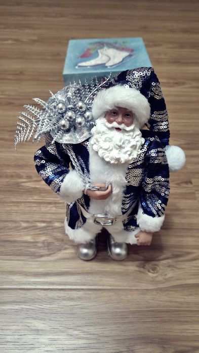 Figurina decorativa Mos Craciun 30 cm