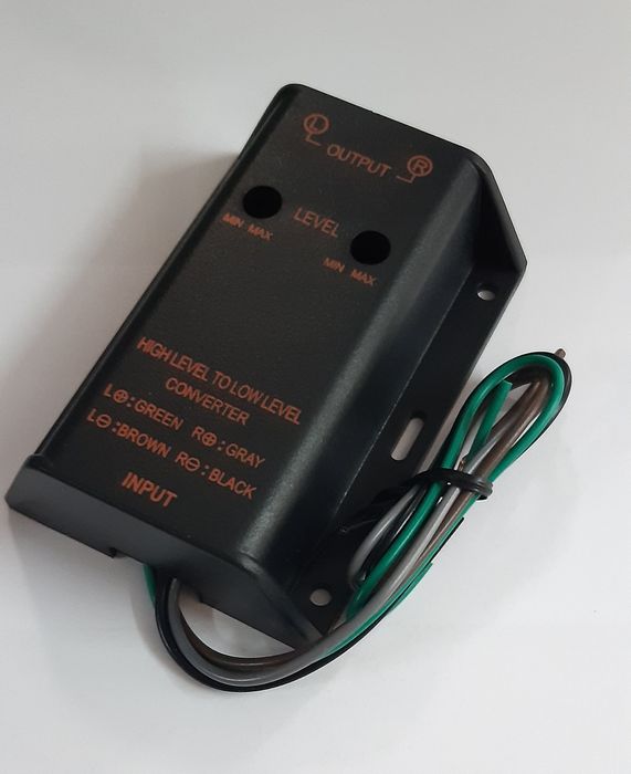 Hi Low Convertor High Low Inlocuiește Lipsa Iesire RCA Adaptor Semnal