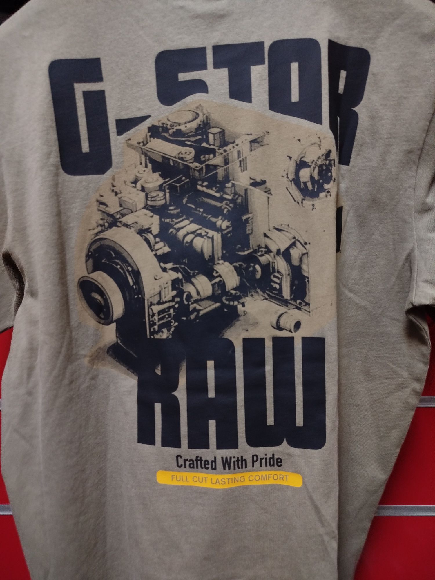 Уникална тениска G-Star Raw Engine M , L Loose нова мъжка оригинал