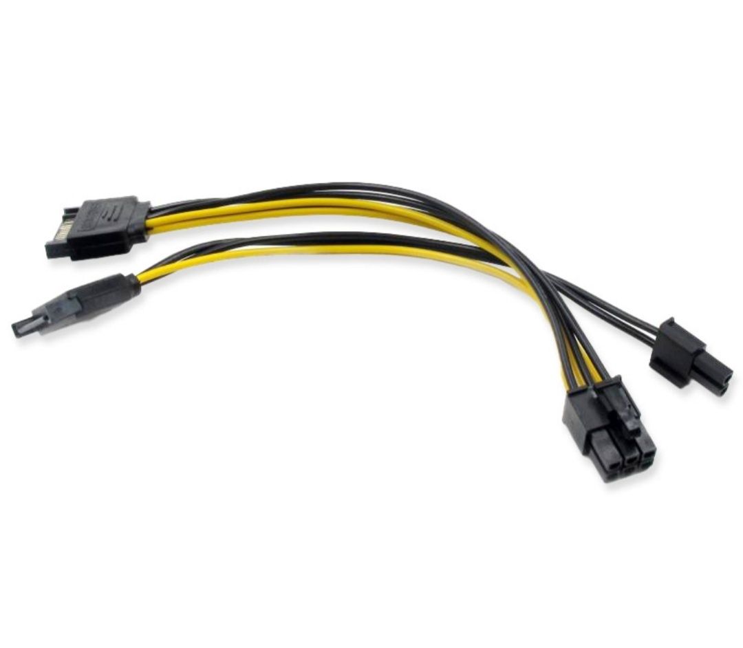 Продам Кабель питания видеокарты. Molex *2 - PCIe 6pin, 8pin