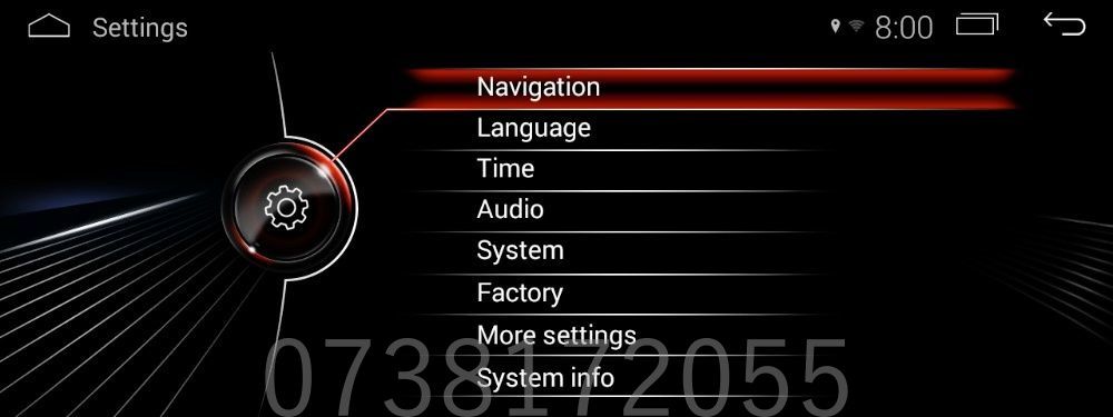 Navigatie BMW Seria 5 F10 GPS Android Internet 4G Bluetooth wi-fi