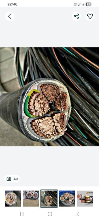 Узкабель ВВГ нг 4*120 медни кабель ! Ва бошка олчамдеги кабеллар !