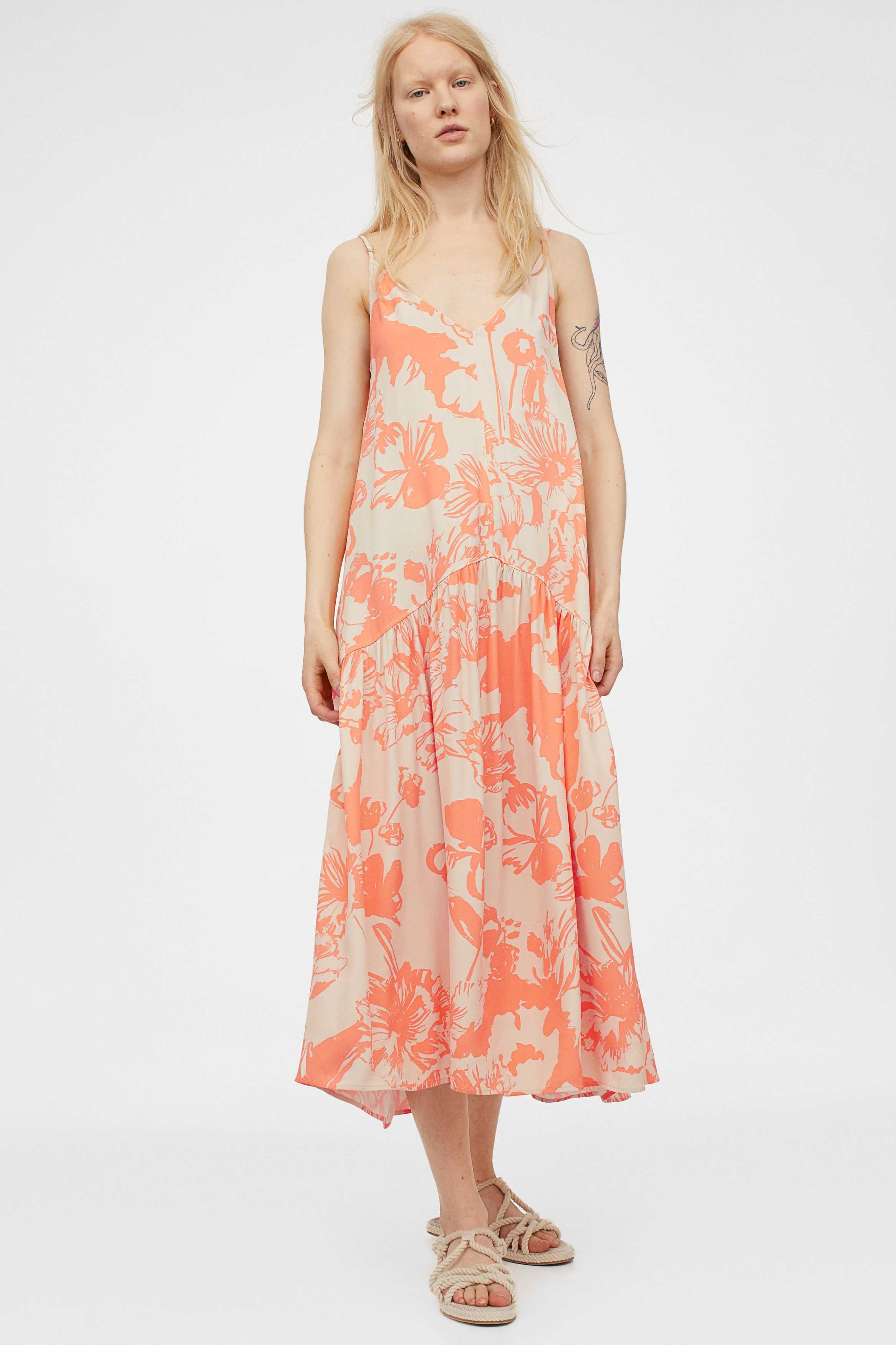 rochie HM oversize floral print