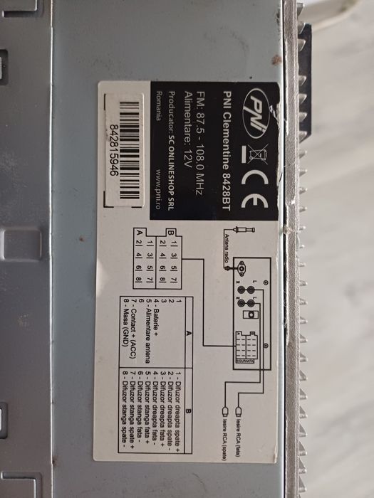 Vând casetofon MP3/FM/USB/SD PLAYER