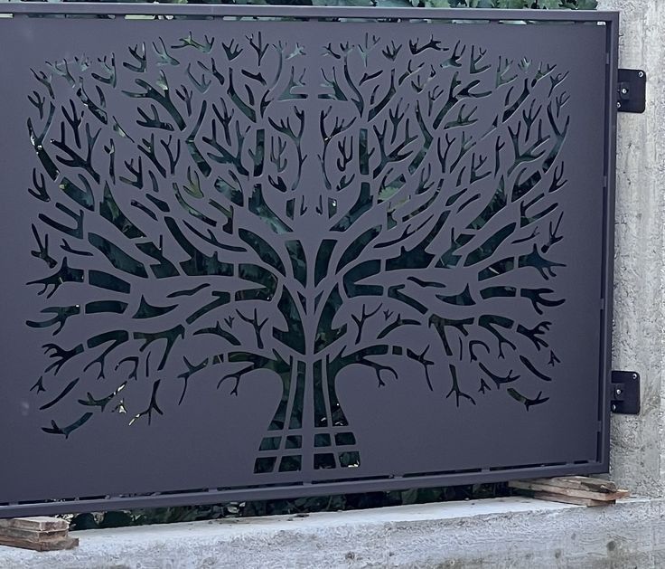 Gard din tablă depitată cnc