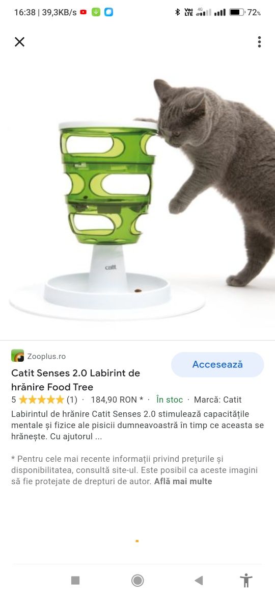 Hrănitor  / Labirint hrănire pisici