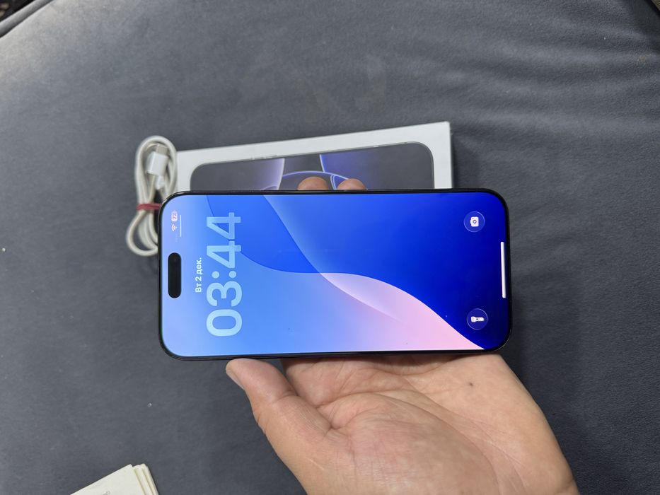 iPhone 16 Pro Max 256 GB 100% емкость Каробка