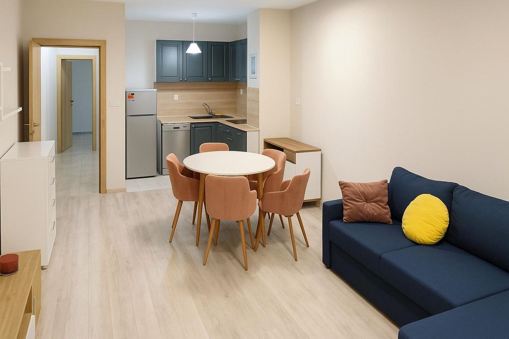 Модерен ДВУСТАЕН апартамент в кв. Христо Смирненски