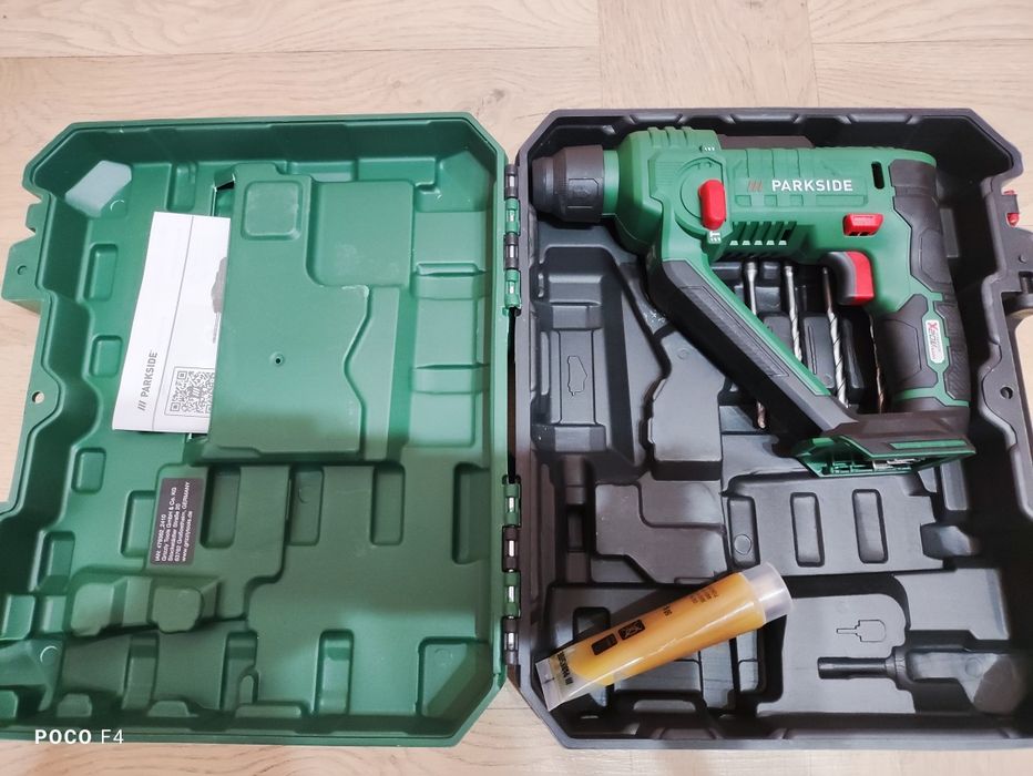 Акумулаторен перфоратор Parkside PABH 20-Li D4