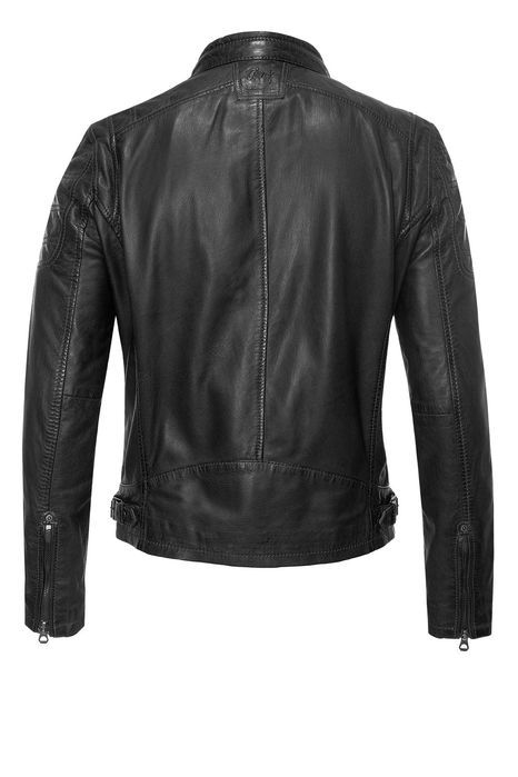 Geaca de Piele Barbati Gipsy Neagra Rylo