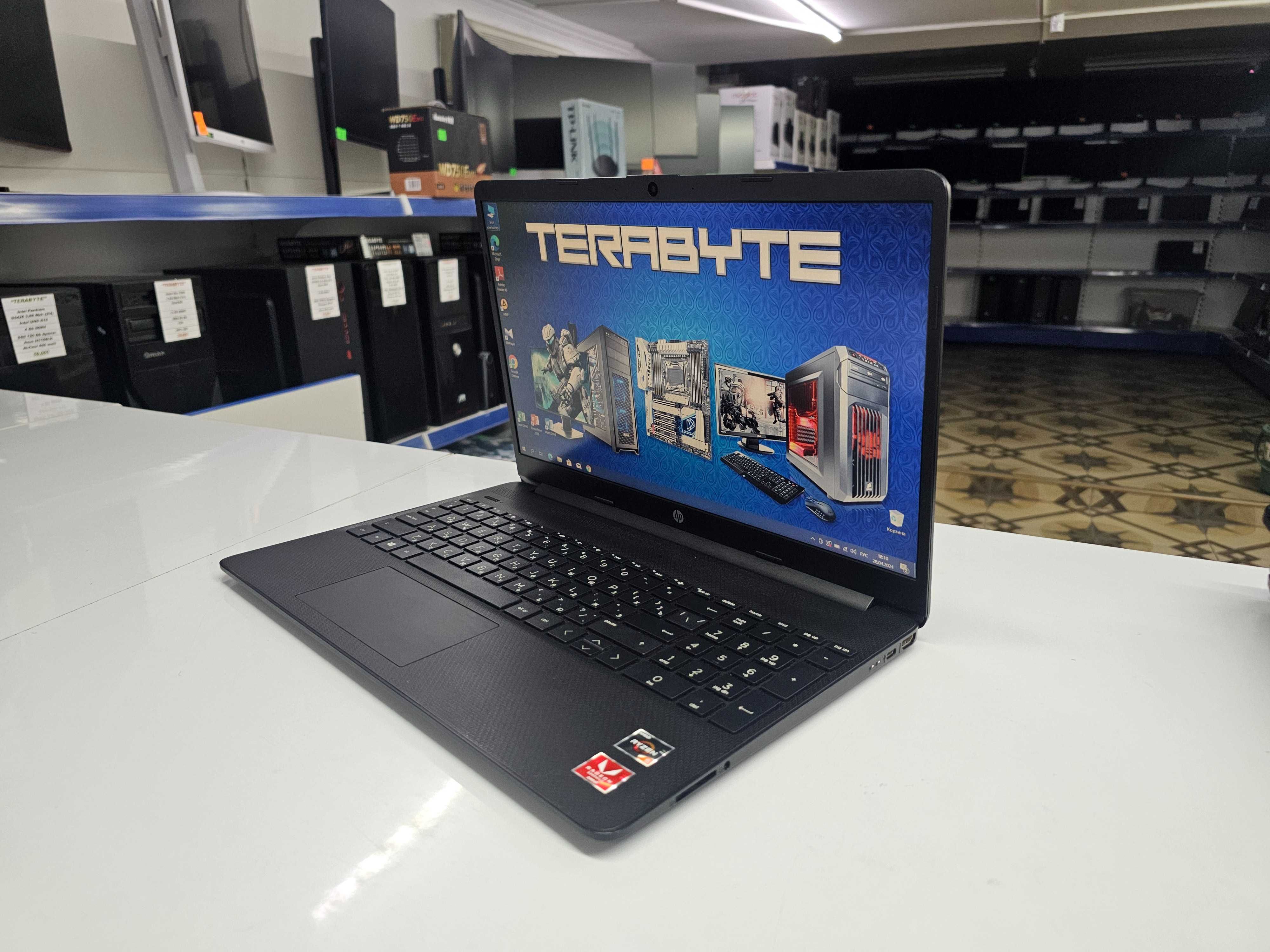 Ноутбук HP(15.6")Ryzen 5 3500U+SSD256Gb+Vega 8\"TERABYTE"