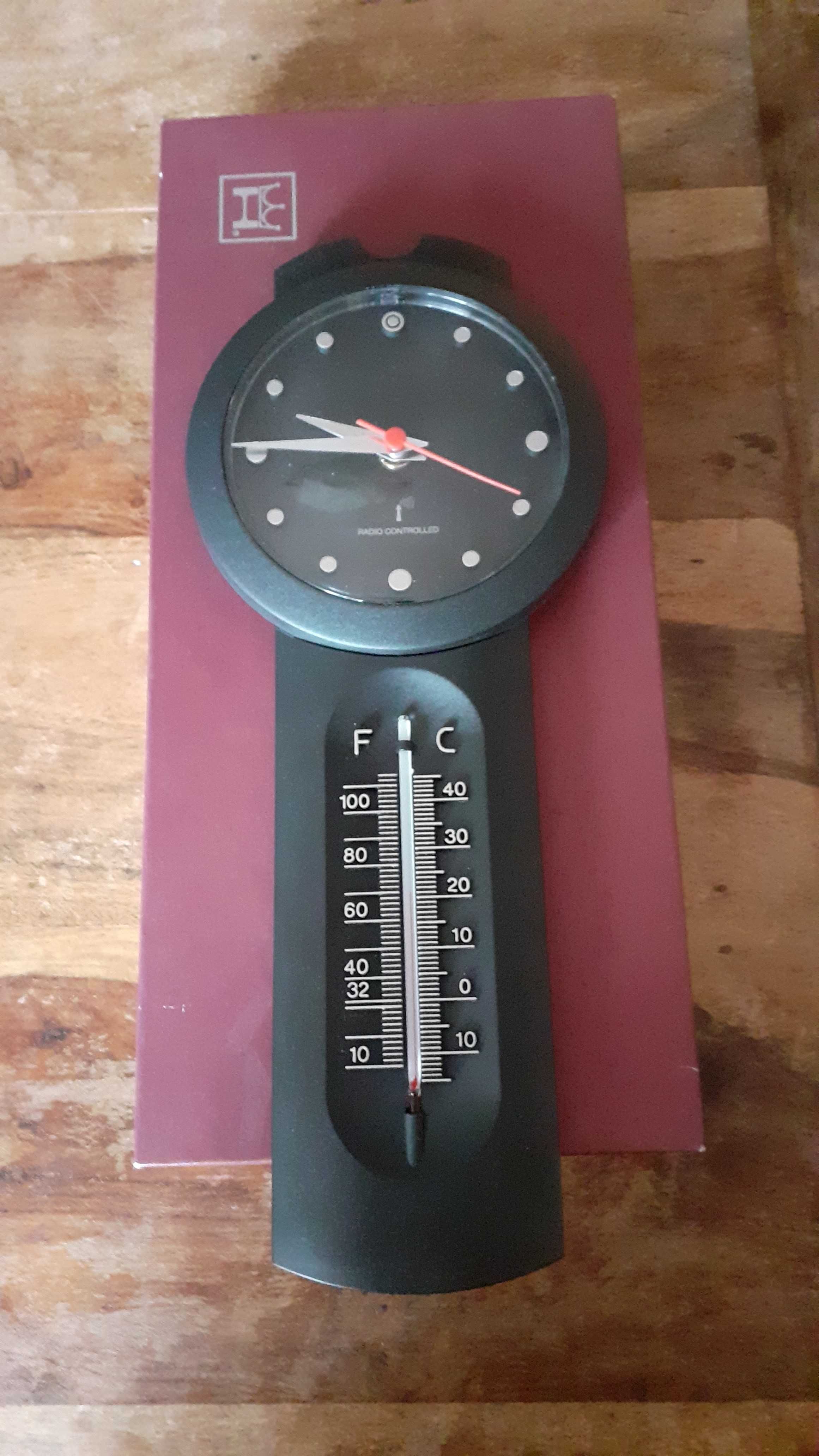 стенен часовник с термометър Хенкелс Henkels Германия