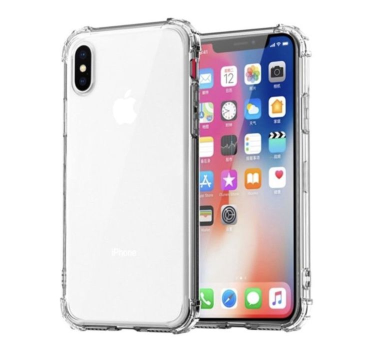 Iphone X XR XS MAX - Husa/Bumper Protectie Colturi Din Silicon