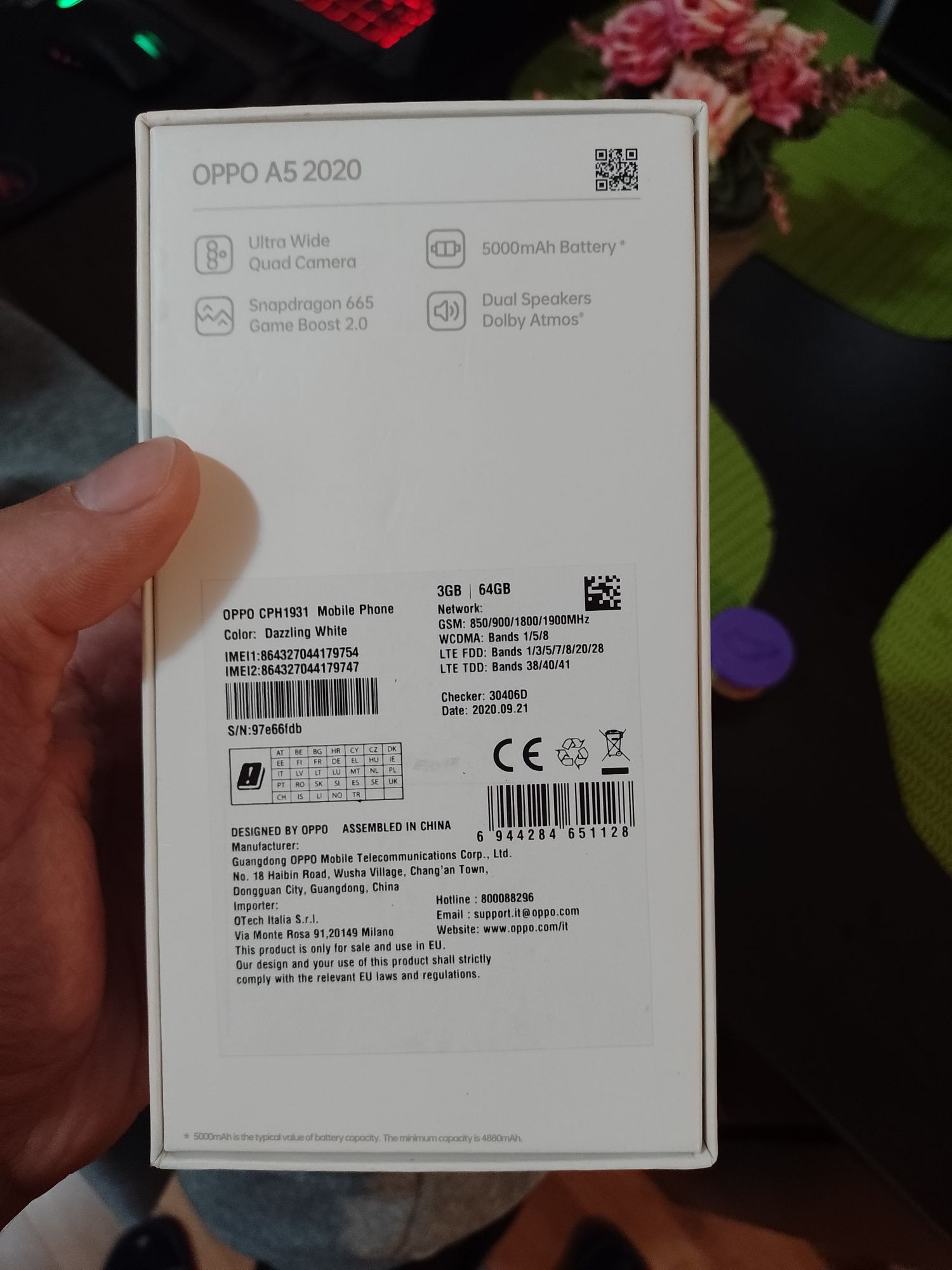 Телефон OPPO A5 2020