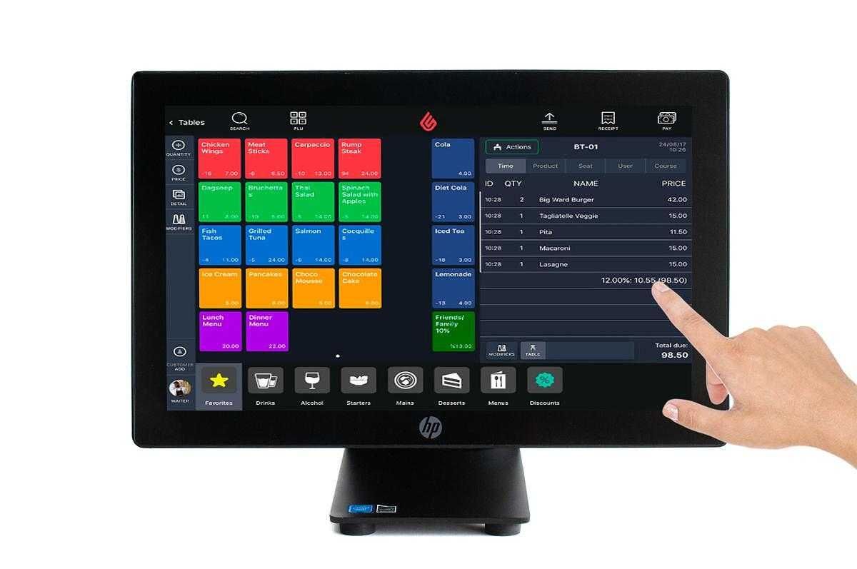 POS с-ма за магазин/заведение HP RP9 15.6" Touch i5-6500/8GB/256GB SSD