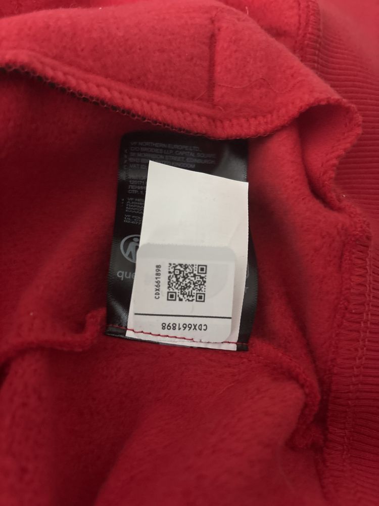 Червен The North Face суичер