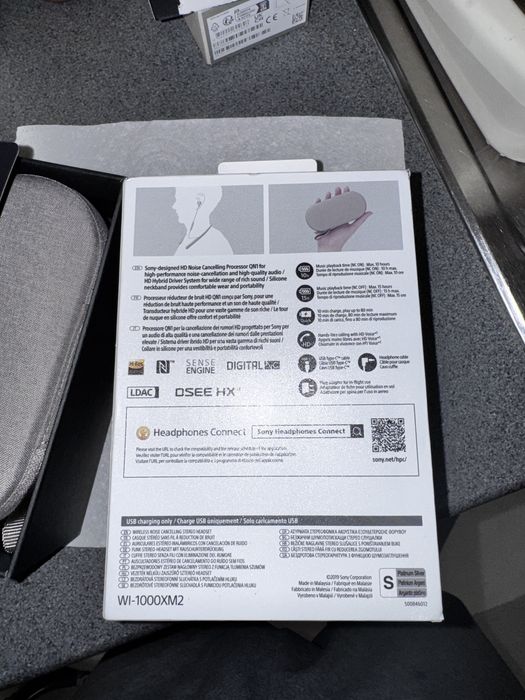 Căști Sony WI-1000XM2 Wireless Noise Cancelling