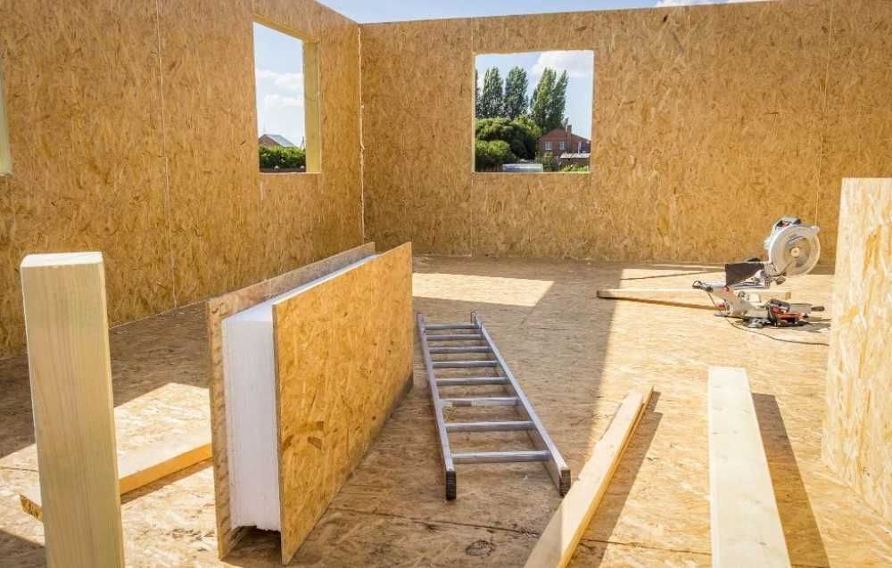 KIT casa prefabricată cu 3 dormitoare la preț redus,  din  PANOURI SIP