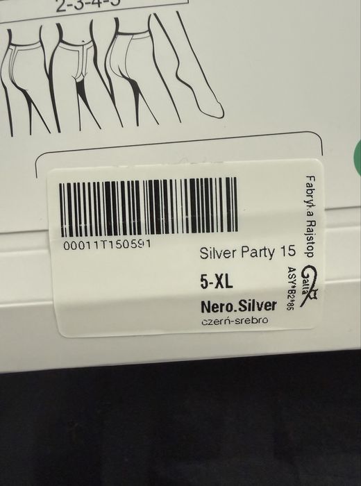 Чорапогащник GATTA - Silver Party