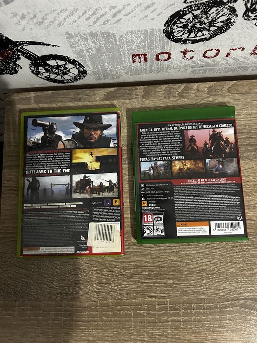 Vând Red Dead Redemption (Xbox 360) + Red Dead Redemption 2 (Xbox One)