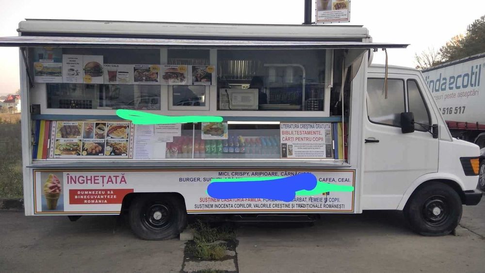 Vand FOOD-TRUCK  Mercedes în stare foarte  bună de funcționare