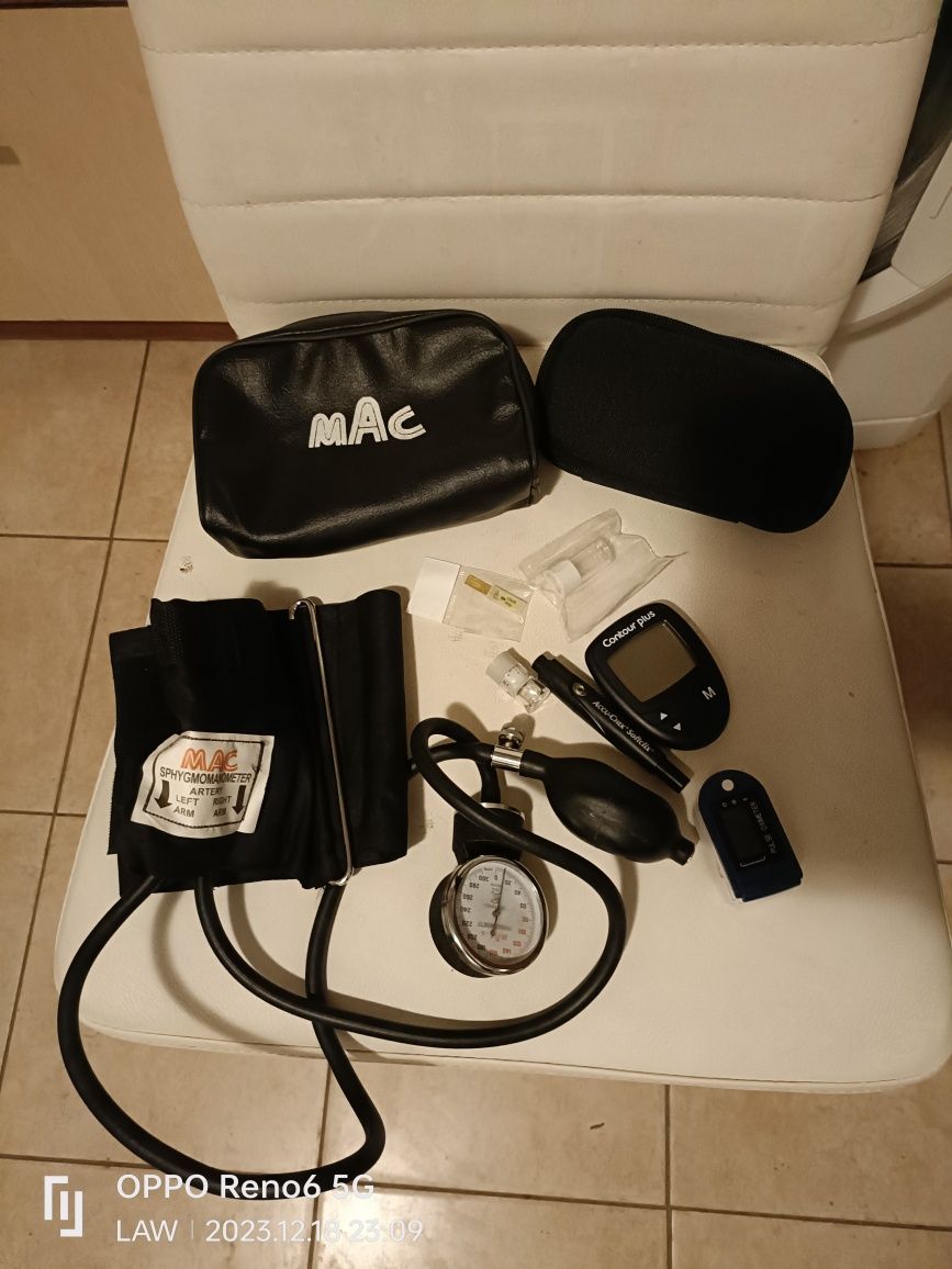 MAC sphygmomanometer, contor puls