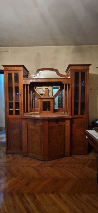 Bufet comoda antic vechi 1940 masa marmura extensibila palisandru