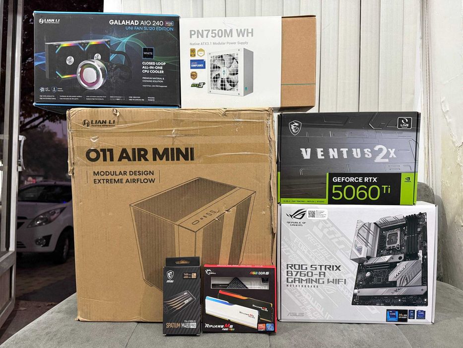 O'yinlar va Montaj ishlari uchun Kuchli DDR5 Kompyuter