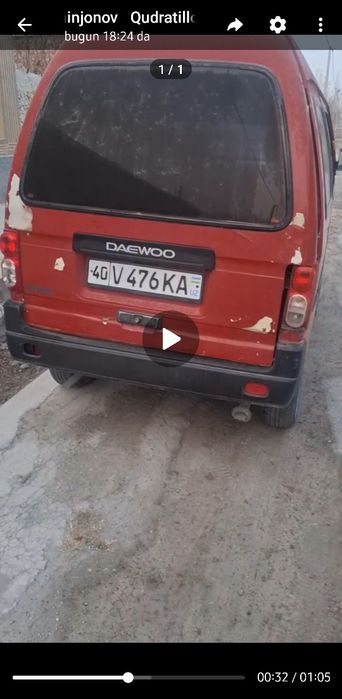 Damas 1 xolati ortacha matori ushagan oledigon odam telefon qilsin