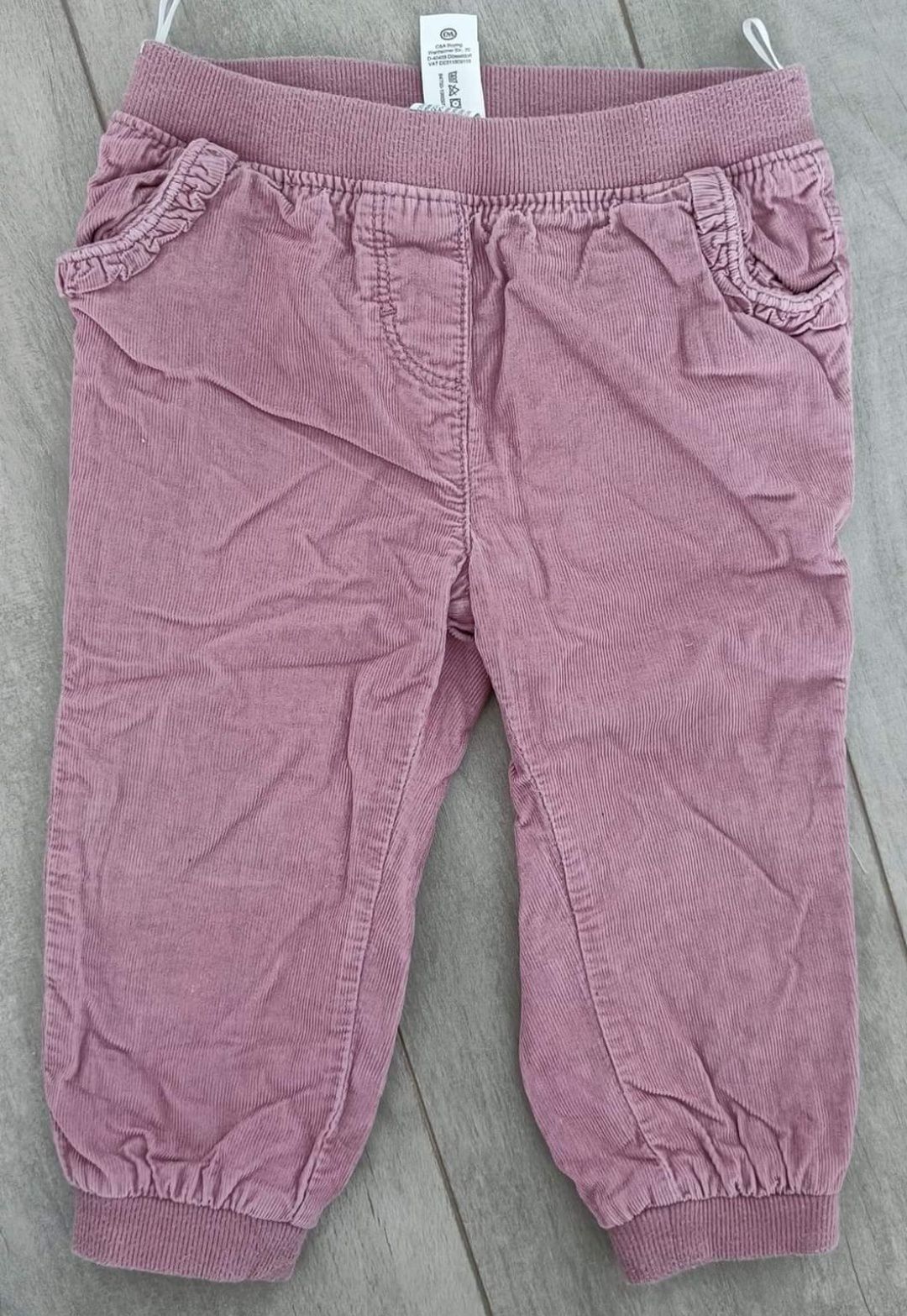 Lot 3 pantaloni grosi Zara, C&a, 86, 12-18 luni impecabili