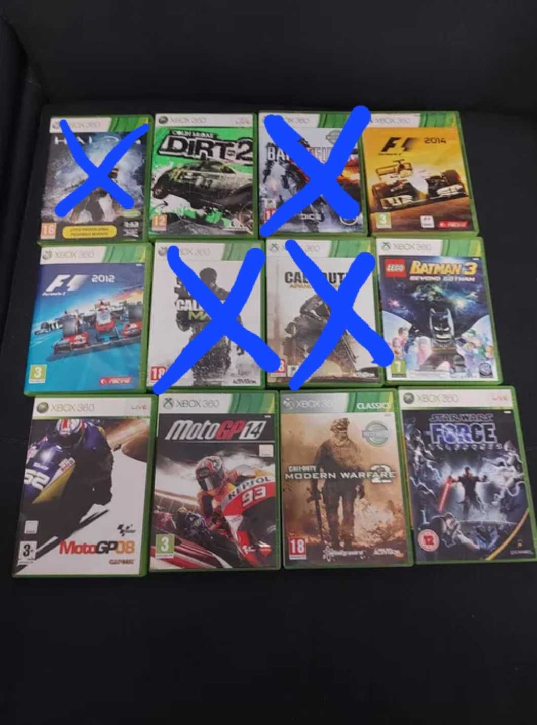 Vand toate 8  jocurile urgent/ bucata xbox 360