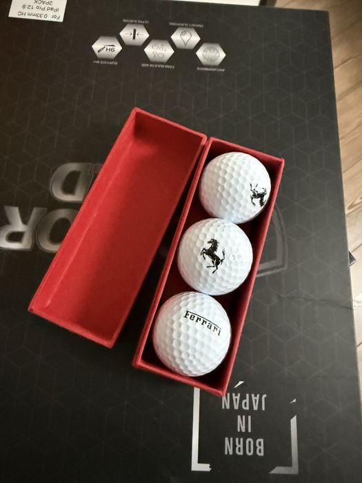 Set 3 mingi Golf Ferrari nefolosite