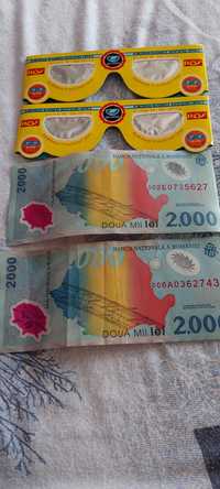 Vand 2 bacnote de 2000 lei (eclipsa '99)